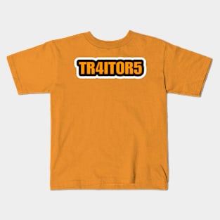 Tr4itor5 - Sticker - Black - Back Kids T-Shirt